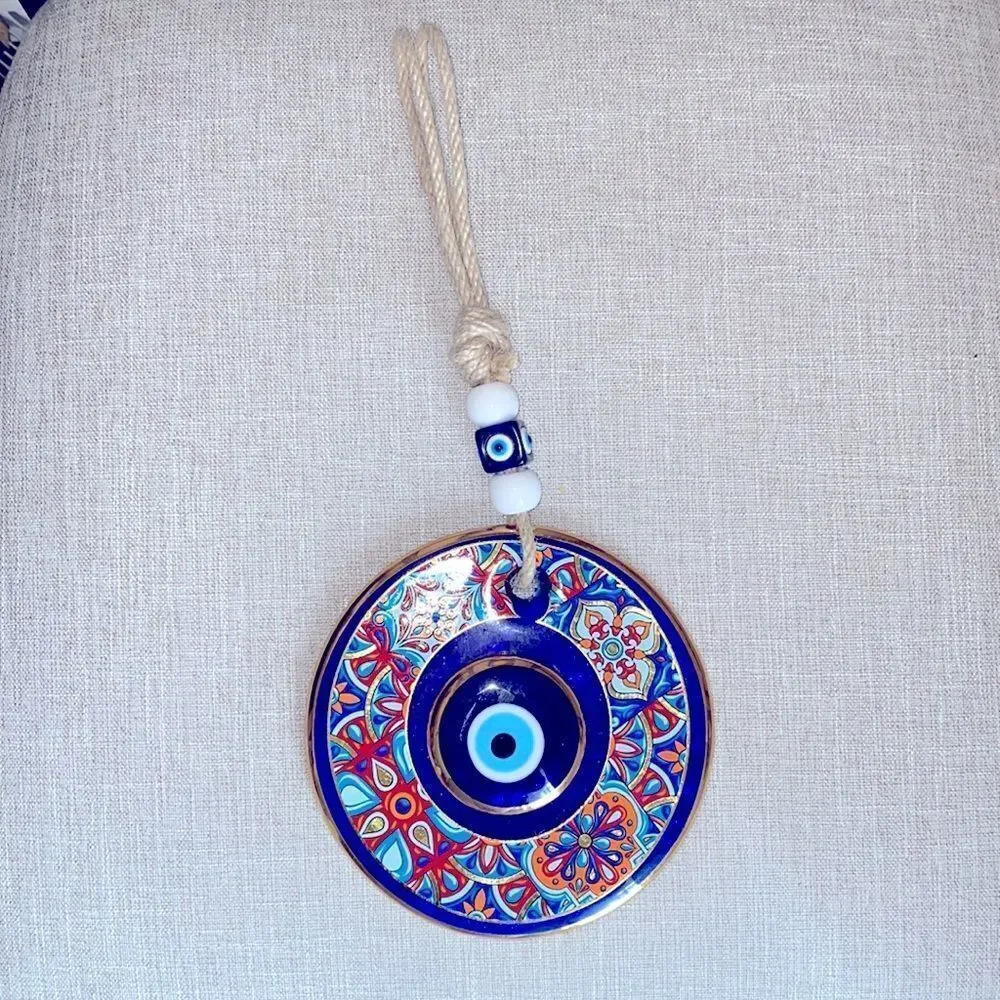 🧿 EVIL EYE 🧿glass wall art